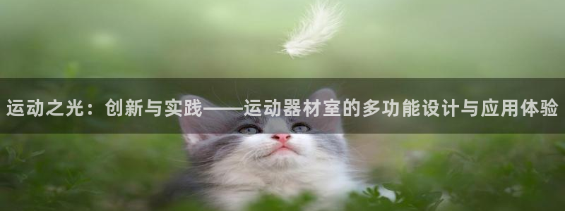 凯捷体育官方：运动之光：创新与实践——运动器材室的多