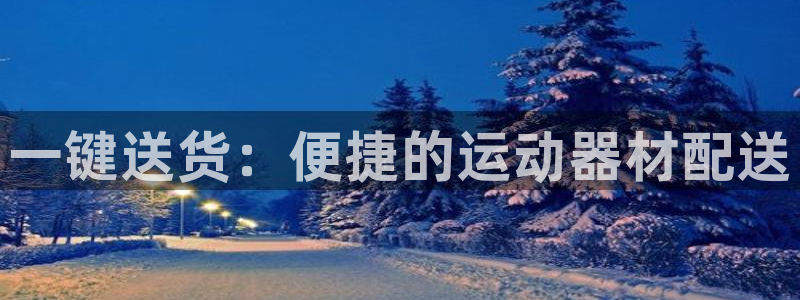 凯捷体育平台APP：一键送货：便捷的运动器材配送
