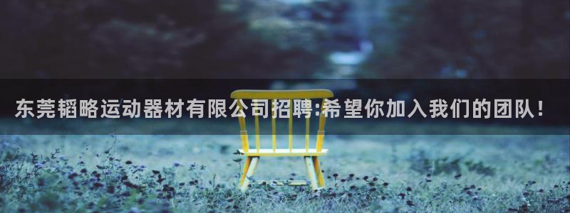 凯捷体育科技：东莞韬略运动器材有限公司招聘:希望你加入我们的