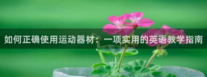 凯捷体育集团官网首页网址：如何正确使用运动器材：一项