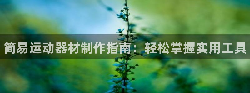 凯捷体育平台是正规平台吗安全吗：简易运动器材制作指南